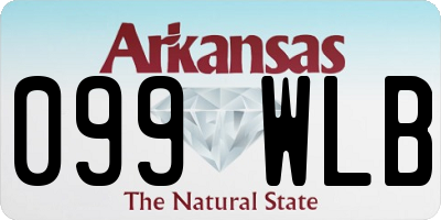 AR license plate 099WLB