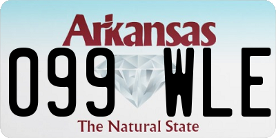 AR license plate 099WLE