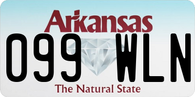 AR license plate 099WLN