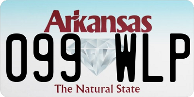 AR license plate 099WLP