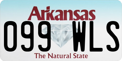 AR license plate 099WLS