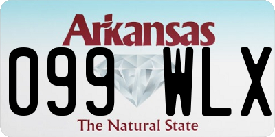 AR license plate 099WLX