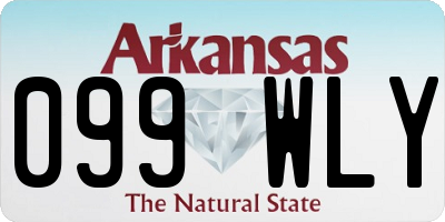 AR license plate 099WLY