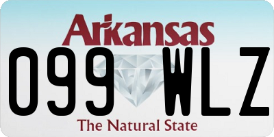 AR license plate 099WLZ