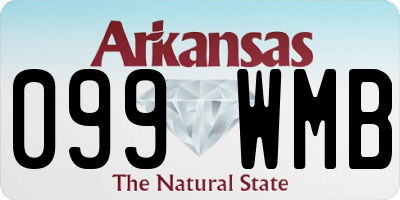 AR license plate 099WMB