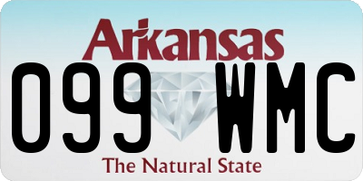 AR license plate 099WMC