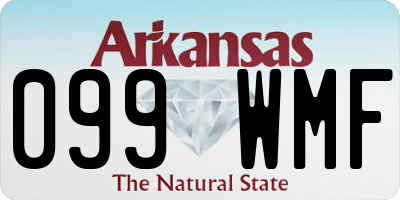 AR license plate 099WMF