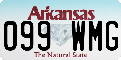 AR license plate 099WMG