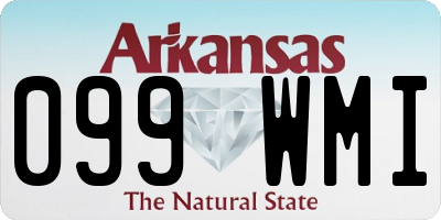 AR license plate 099WMI
