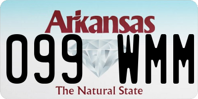 AR license plate 099WMM