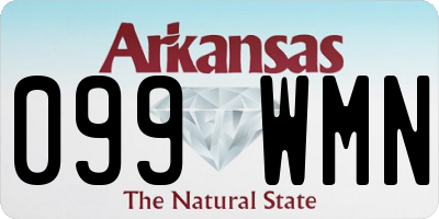 AR license plate 099WMN