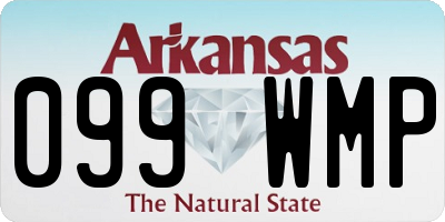 AR license plate 099WMP