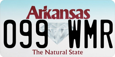 AR license plate 099WMR