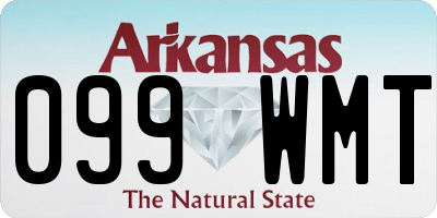 AR license plate 099WMT