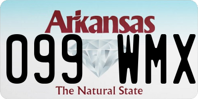 AR license plate 099WMX