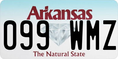 AR license plate 099WMZ