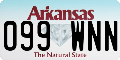 AR license plate 099WNN