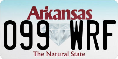 AR license plate 099WRF