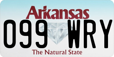 AR license plate 099WRY