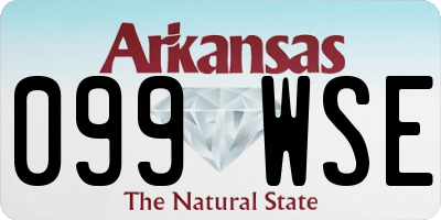 AR license plate 099WSE