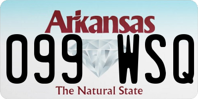 AR license plate 099WSQ