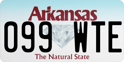 AR license plate 099WTE