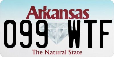 AR license plate 099WTF