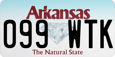AR license plate 099WTK