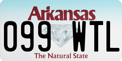 AR license plate 099WTL