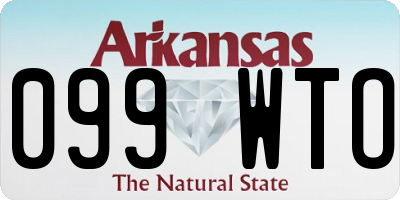 AR license plate 099WTO
