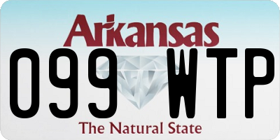 AR license plate 099WTP