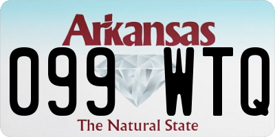 AR license plate 099WTQ