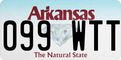 AR license plate 099WTT