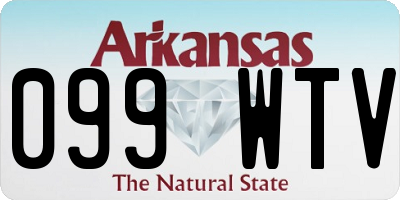 AR license plate 099WTV