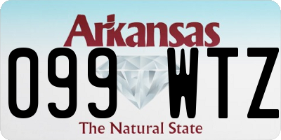 AR license plate 099WTZ