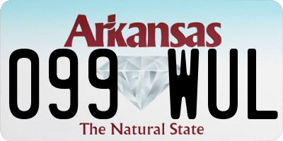 AR license plate 099WUL