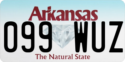 AR license plate 099WUZ