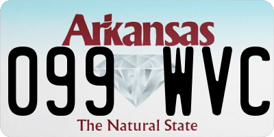 AR license plate 099WVC