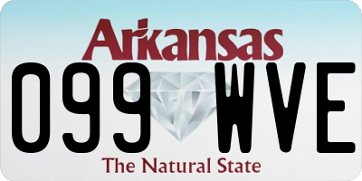 AR license plate 099WVE