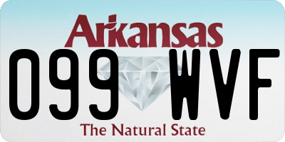AR license plate 099WVF
