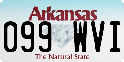 AR license plate 099WVI