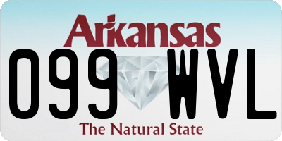 AR license plate 099WVL