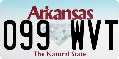 AR license plate 099WVT