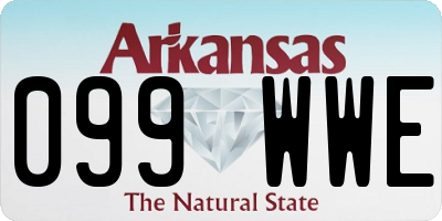 AR license plate 099WWE