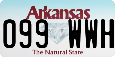 AR license plate 099WWH