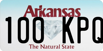 AR license plate 100KPQ