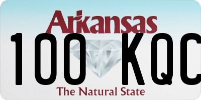 AR license plate 100KQC