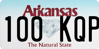 AR license plate 100KQP