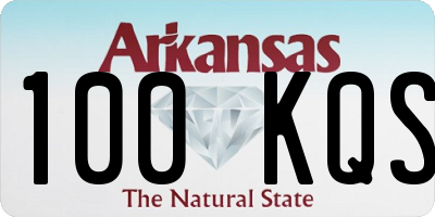 AR license plate 100KQS
