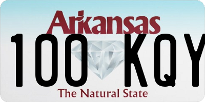 AR license plate 100KQY
